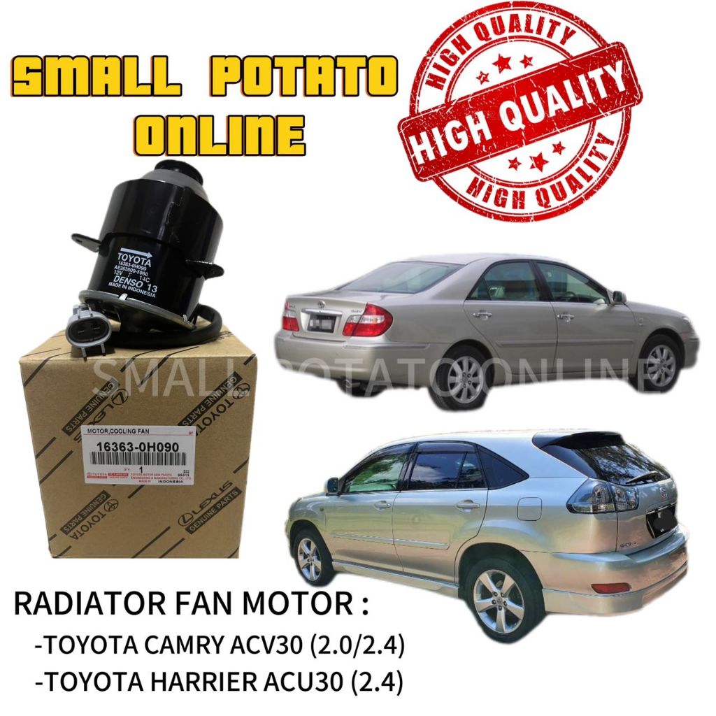 ( OEM ) RADIATOR FAN MOTOR TOYOTA CAMRY ACV30 2.0/2.4 , HARRIER ACU30 2 ...