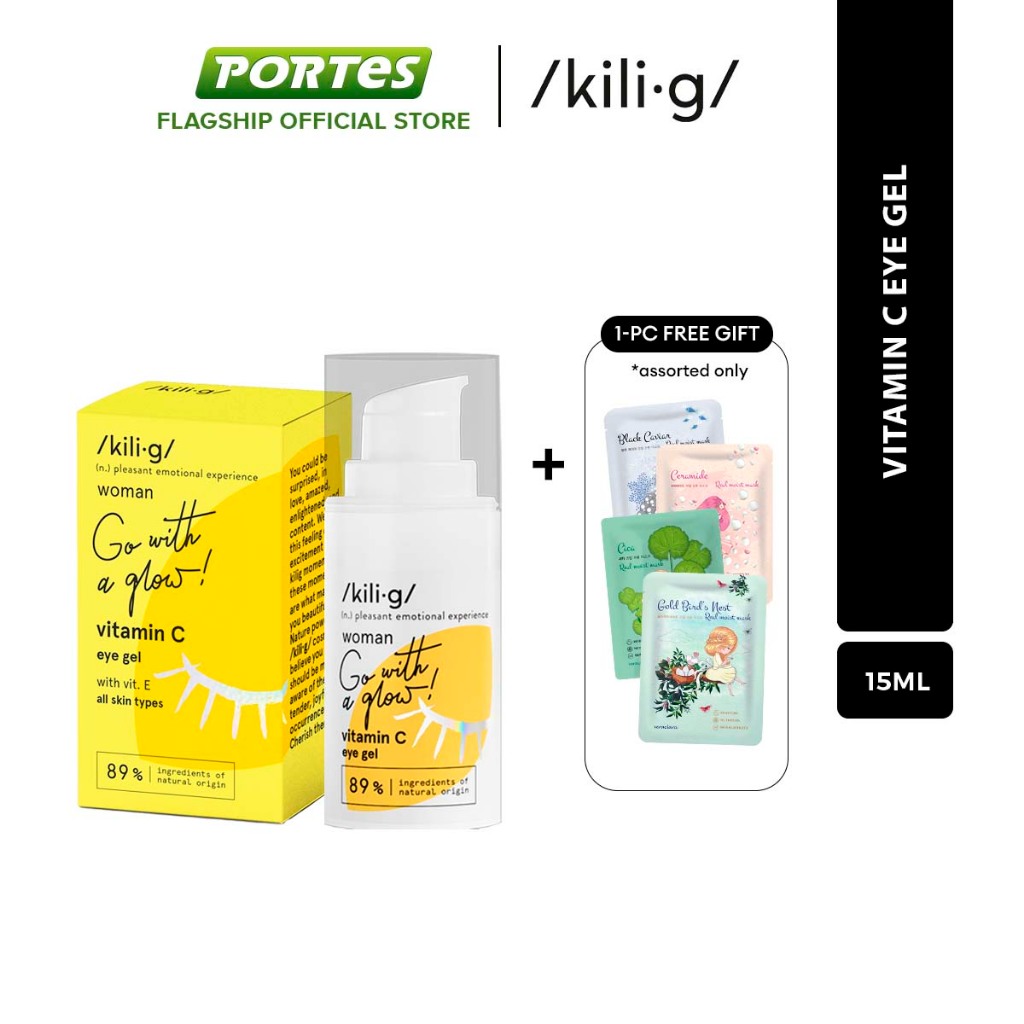 [CLEARANCE] KILIG WOMAN Vitamin C Eye Gel 15 ml [Expiry 02/25