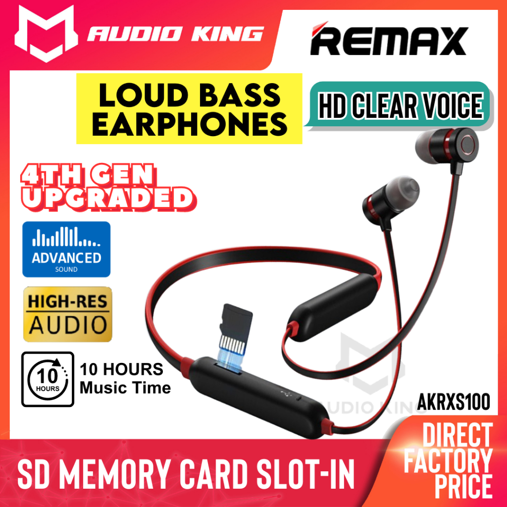 REMAX No Delay Bluetooth Stereo HD Earphone For Sports Marathon ...