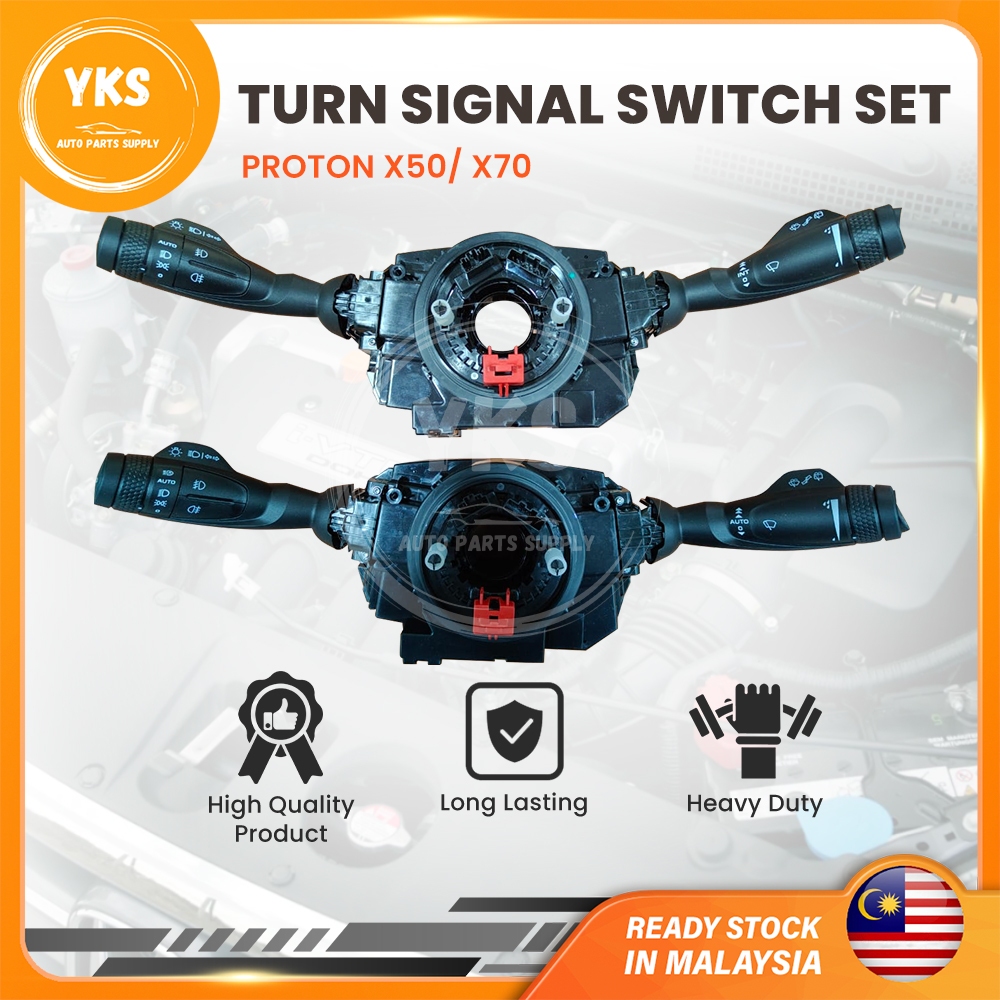 🔥NEW ORIGINAL🔥PROTON X50 / X70 TURN SIGNAL SWITCH WIPER SWITCH / CLOCK ...