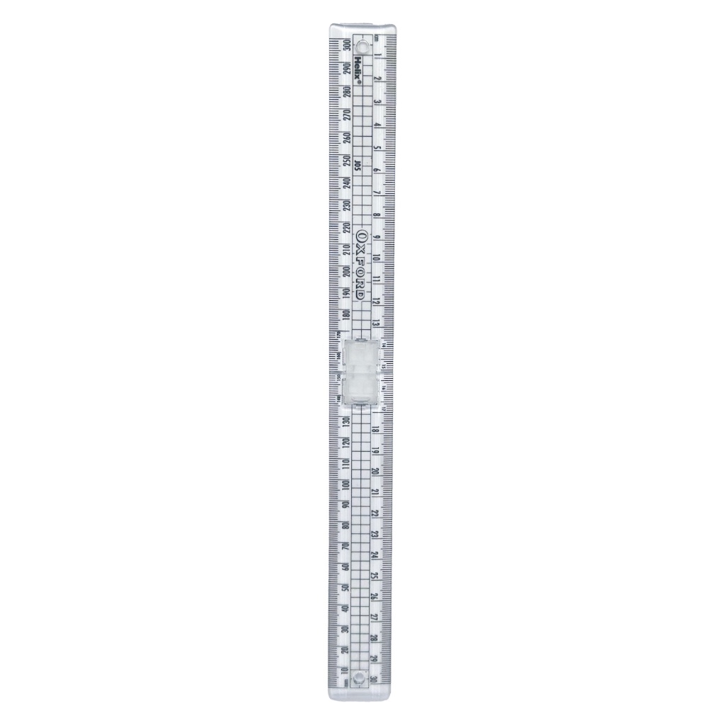 Helix OXFORD 30cm folding ruler with innovative snap-fit hinge design ...
