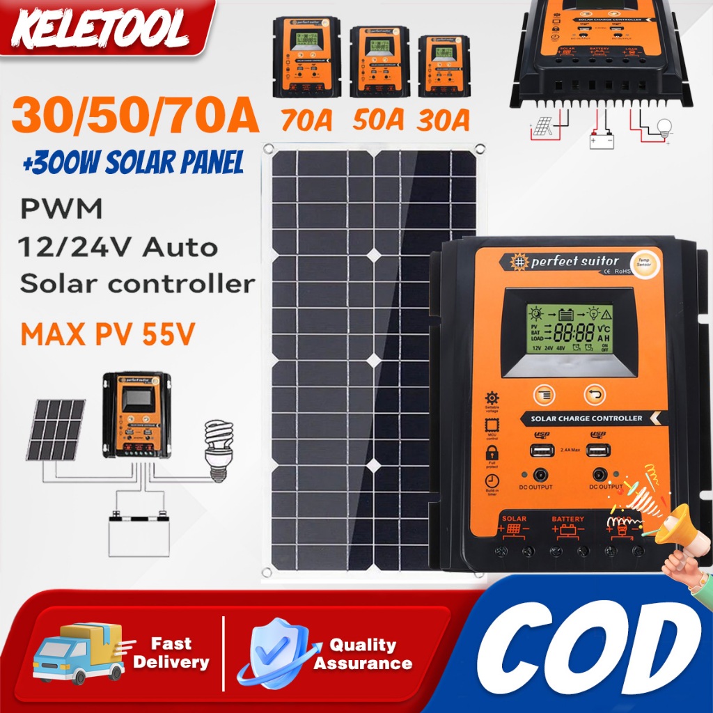 solar panel solar controller70A 12V 24V Solar Charge Controller IP32 ...