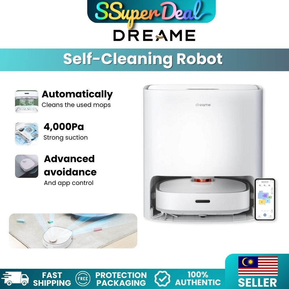 Dreame Bot W10 Self-Cleaning Robot Vacuum And Mop (Automatically cleans ...