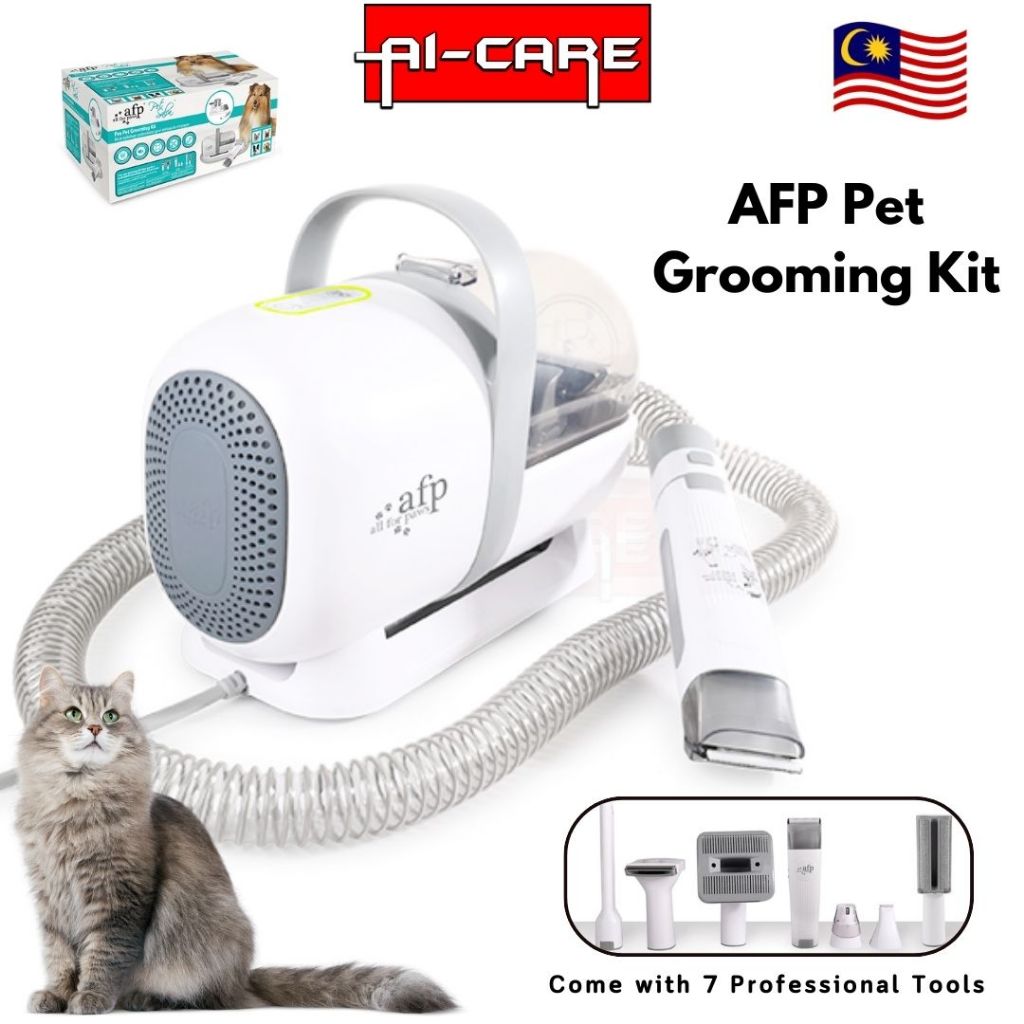 AFP Pet Grooming Machine Vacuum Cleaner 99% Pet Hair for Cat & Dog with ...