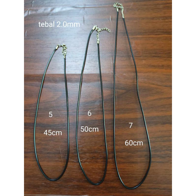 necklace wax rope leather string 吊坠绳 Shopee Malaysia