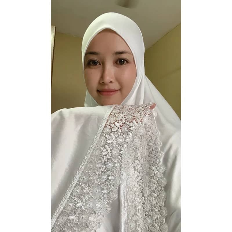 ***New Arrival***single lace Telekung viscose | Shopee Malaysia