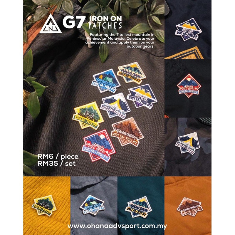 🔥READY STOCK🔥 LIMITED EDITION G7 PATCH BY OHANA | Shopee Malaysia