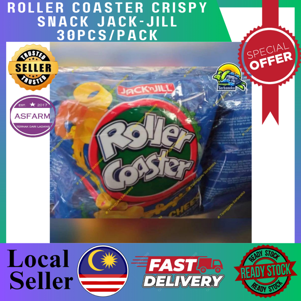 Roller coaster crispy snack Jack-Jill 30pcs/pack | Shopee Malaysia