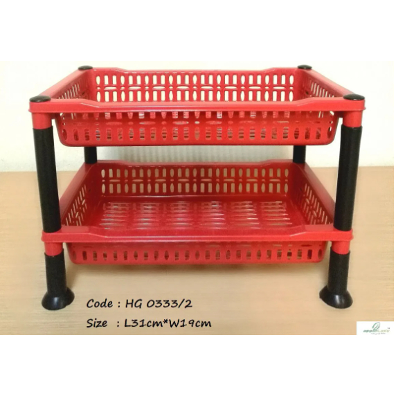 Rak Plastik & Multi Purpose Rack | Plastic Rack | Makeup Storage Holder ...