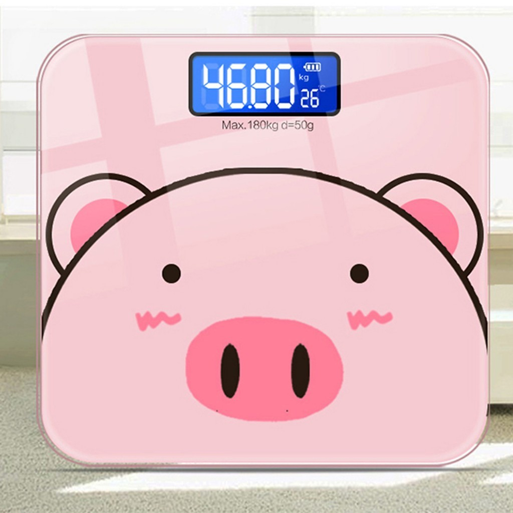 Electronic Scale - Cute Pig Pattern Smart Health Scale For Family ...