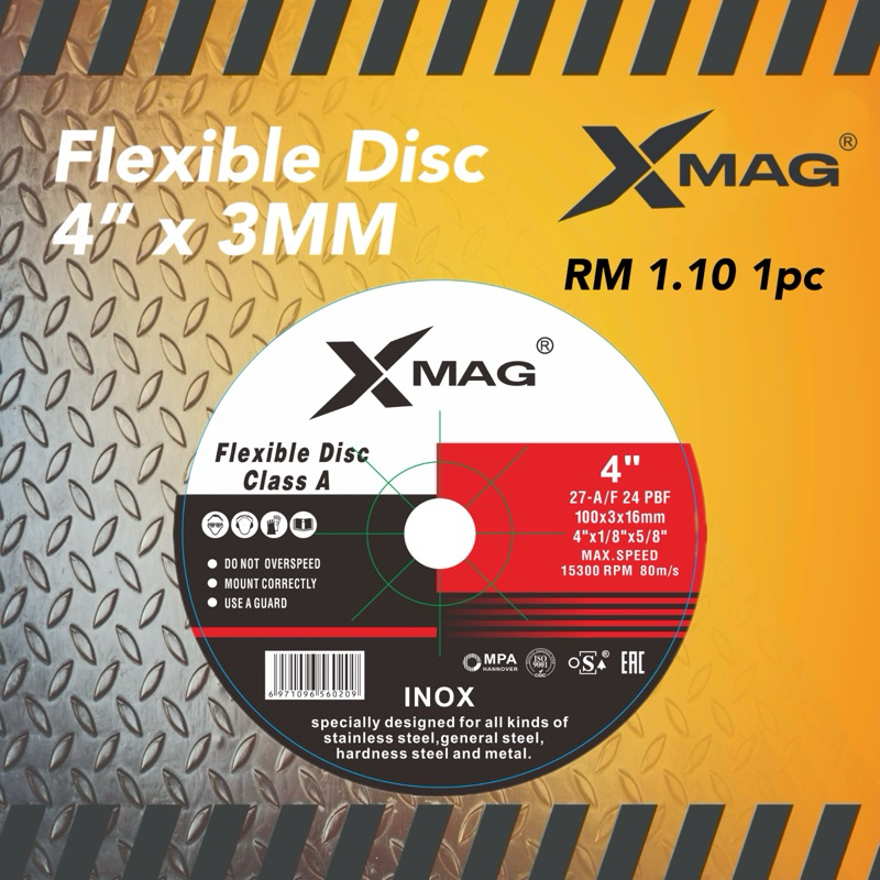FLEXIBLE DISC 4” x 3MM 25PCS/BOX | Shopee Malaysia