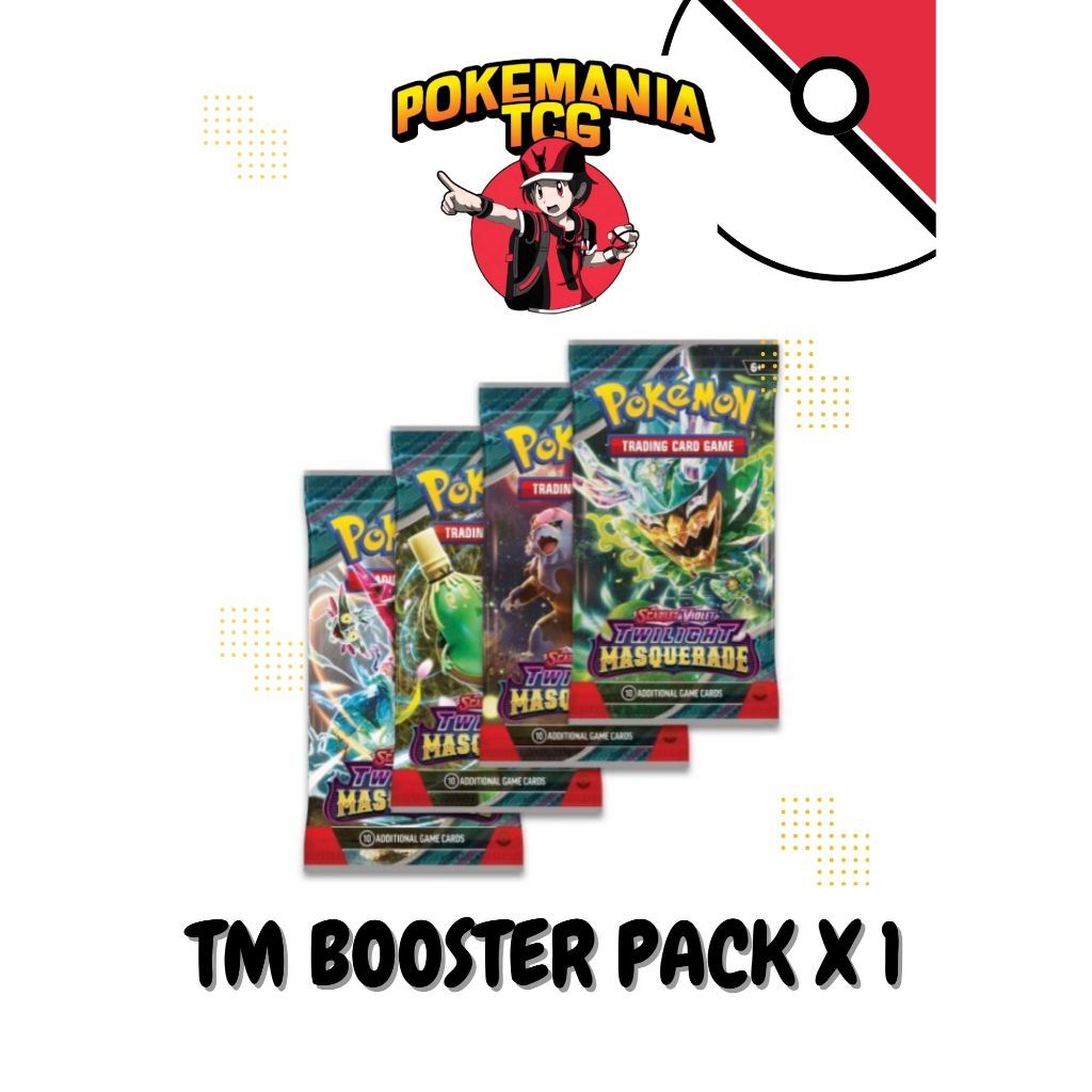 (Live Rip) Pokemon TCG - Twilight Masquerade Booster Pack | Shopee Malaysia
