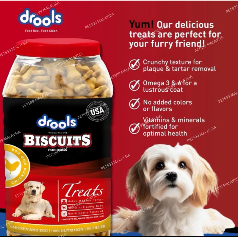 Drools dog treats sales