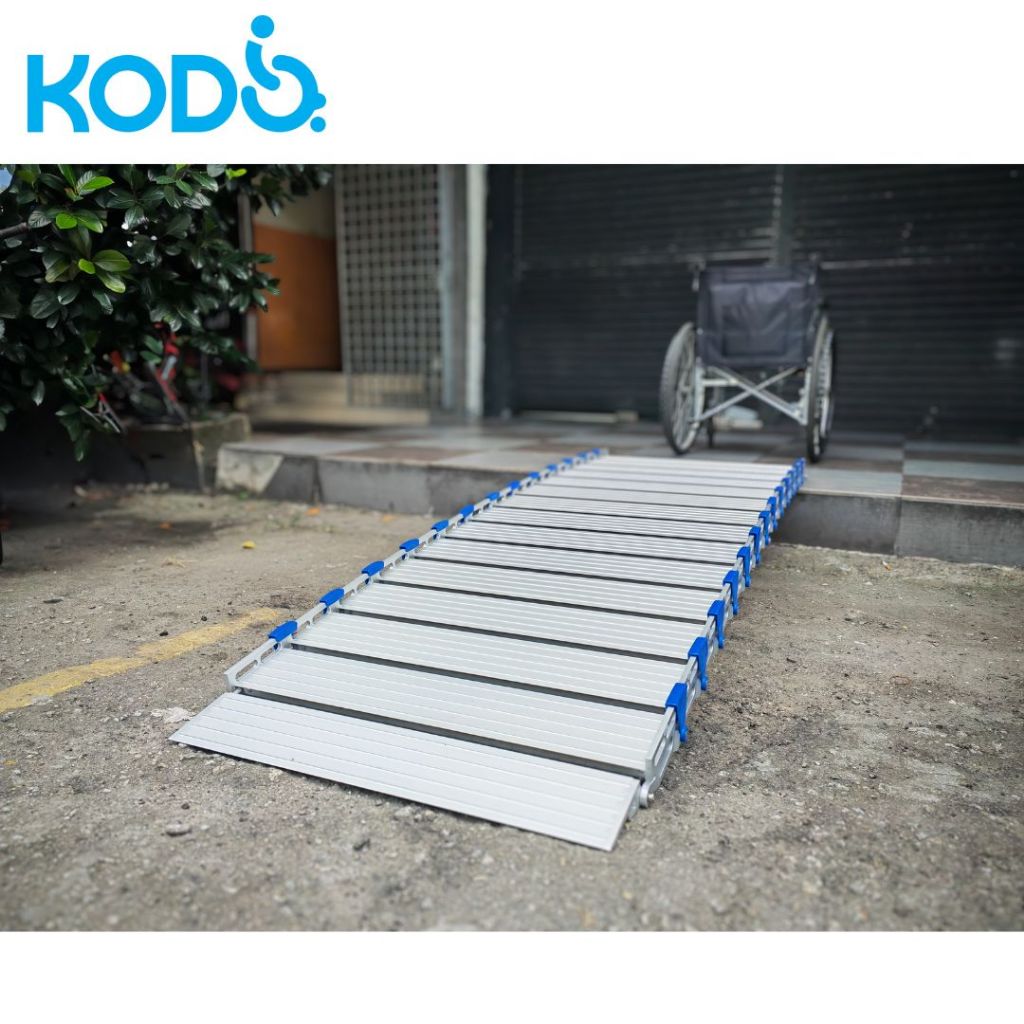 KODO 7 Ft Portable Aluminum Wheelchair Ramp Rollable wheelchair Ramps ...