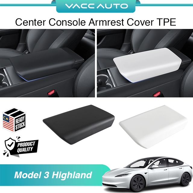 TPE Center Console Armrest Cover For Tesla Model Y Juniper 2025 - View #10