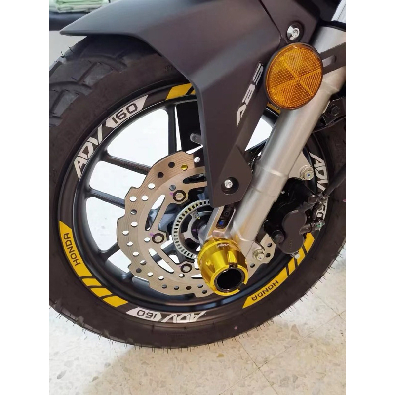 Honda ADV160 Rim Sticker Styling Reflective Strips Front and Back Wheel ...