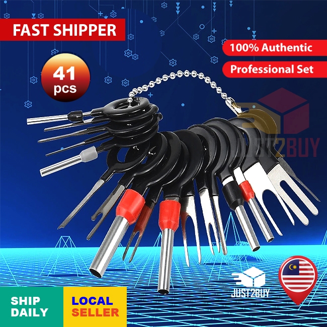 【STOK M'SIA】Pembuka Pin Soket 18/41/76pcs Car Wire Terminal Removal ...