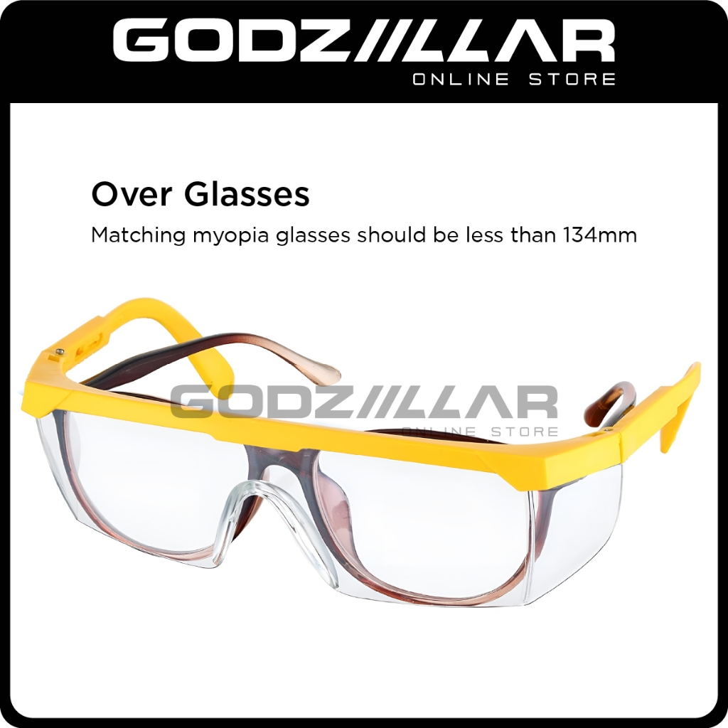 Adjustable Safety Glasses Eye Protection Transparent Eyewear Googles ...