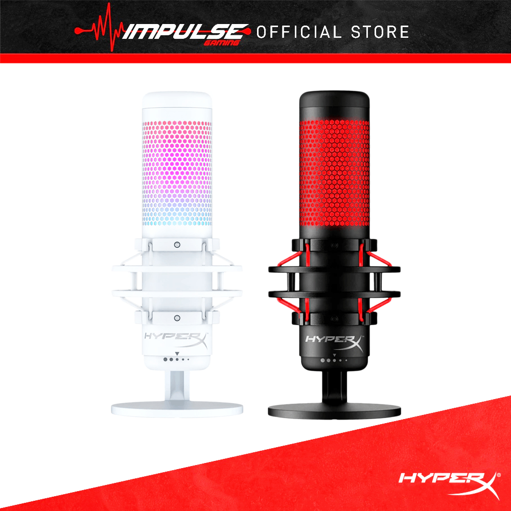HyperX QuadCast / Quadcast S USB Microphone - RGB Lighting for Gaming ...