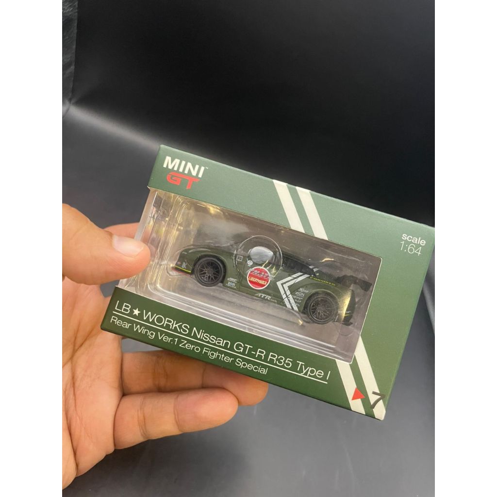 MINI GT LB WORKS NISSAN GT-R R35 TYPE 1 REAR WING VER.1 ZERO