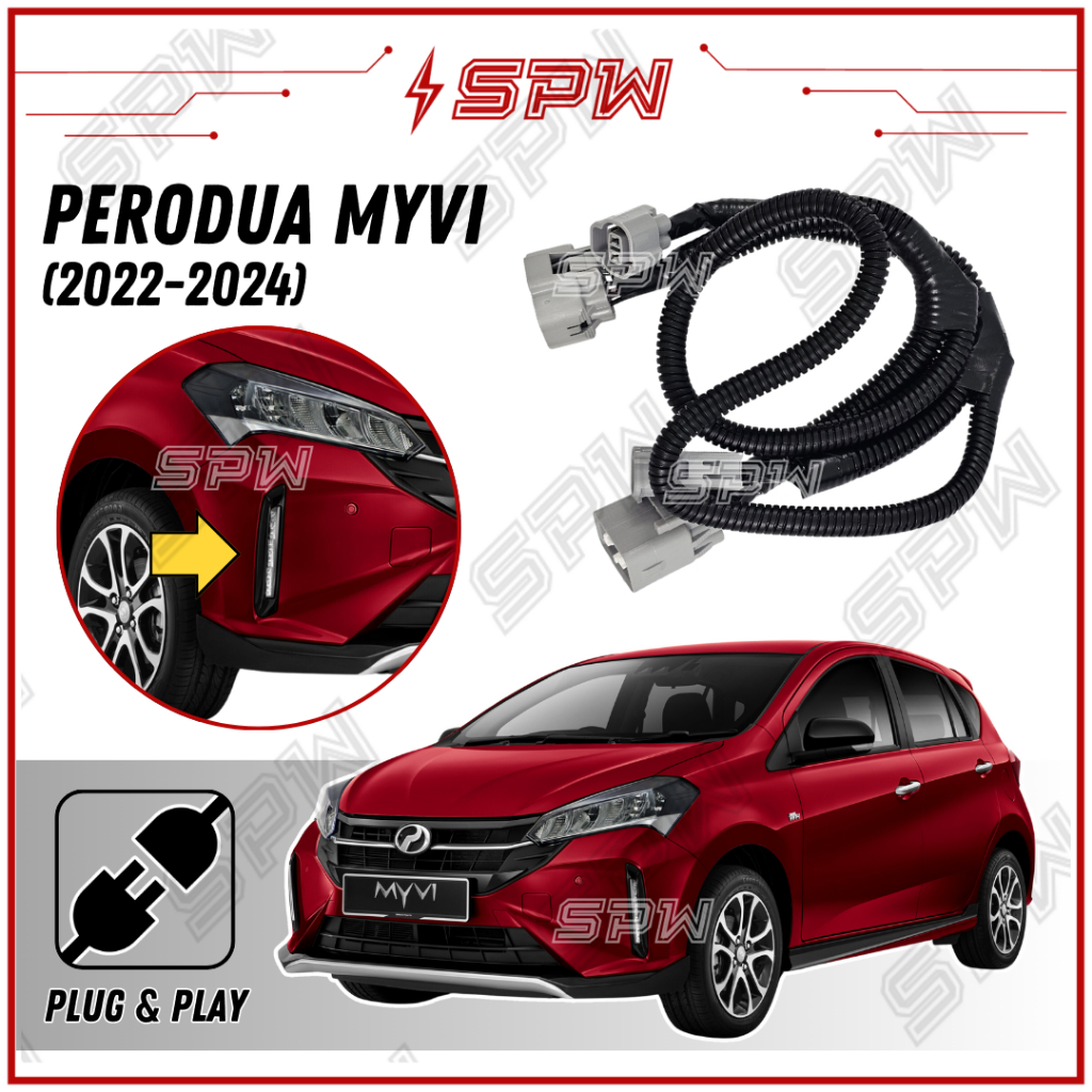 Perodua Myvi (2022-2024) PNP Plug & Play DRL Daylight Bypass Socket ...