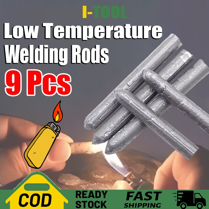 9Pcs Welding Rods Low Easy Melt Aluminum Solder Welding Strip High ...