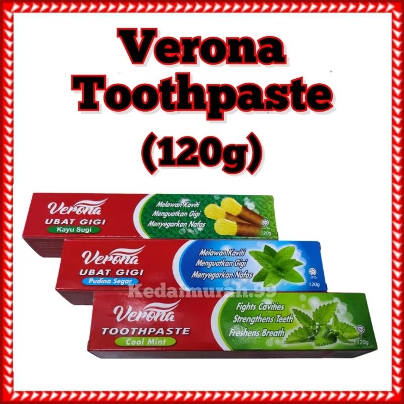 Verona Toothpaste (120g)Ubat Gigi Dewasa | Shopee Malaysia