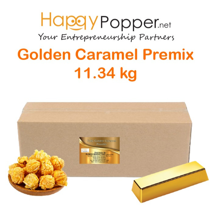 Happypopper Original Pure Popcorn Golden Sugar Caramel Flavour Powder ...