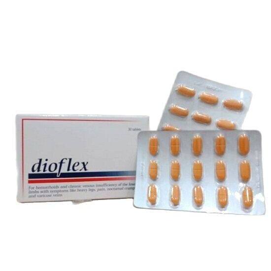 Dioflex 500mg (30 Tabs) * Masalah Buasir * | Shopee Malaysia