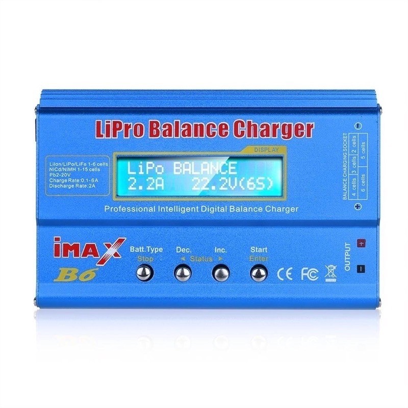 iMAX B6 80W 6A Battery Charger Lipo NiMh Li-ion Ni-Cd Digital RC Balance Charger