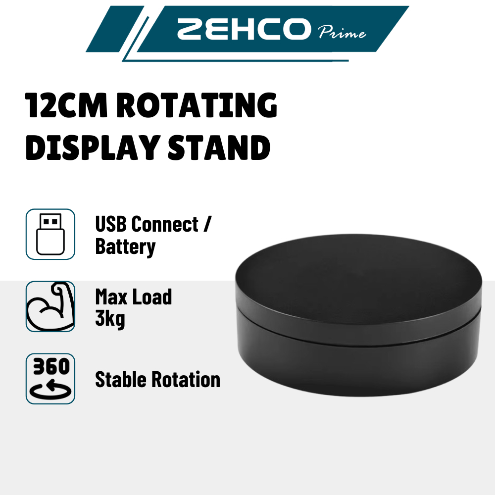12cm Rotating Display Stand Max Load