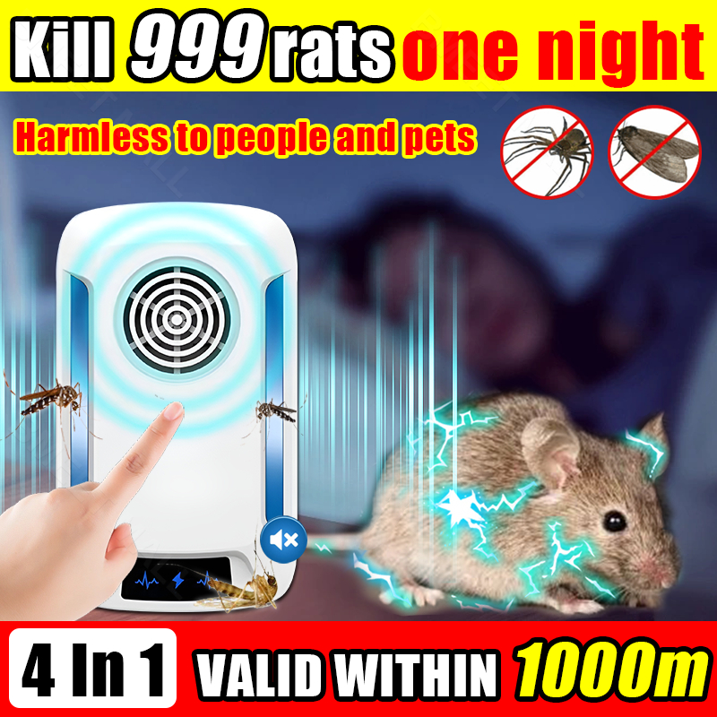 4in1 Rat repellent ultrasonic pest repellent ultrasonic can repel rats ...