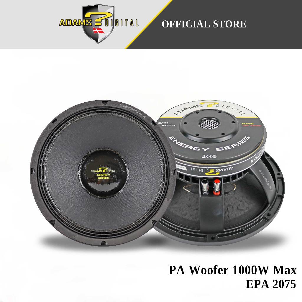 Adams Digital 12 inch PA Woofer Car Audio Speaker Max 1000W Energy ...
