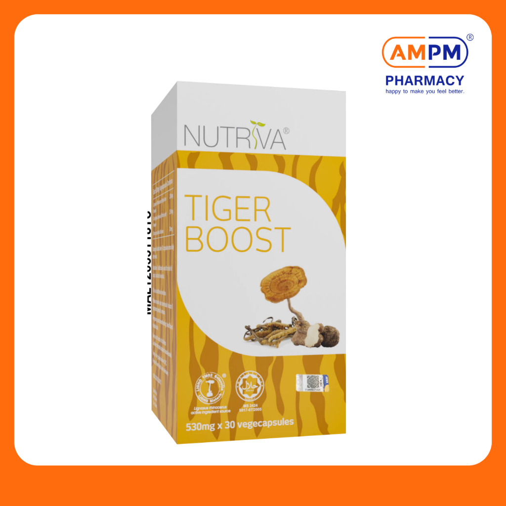 NUTRIVA Tiger Boost 530mg Capsule (30's) | Shopee Malaysia