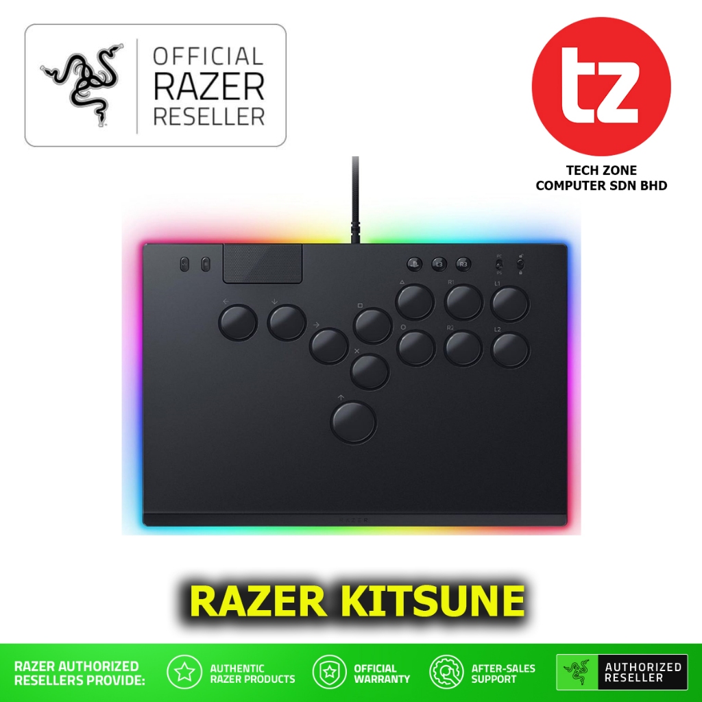 RAZER KITSUNE - ALL-BUTTON OPTICAL ARCADE CONTROLLER - RZ06-05020100 ...