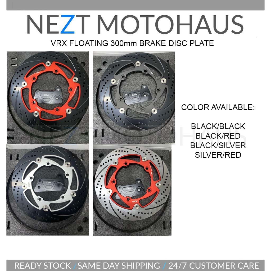VRX FLOATING 300mm BRAKE DISC PLATE SIAP BRACKET XMAX V1 V2 V3 | Shopee ...