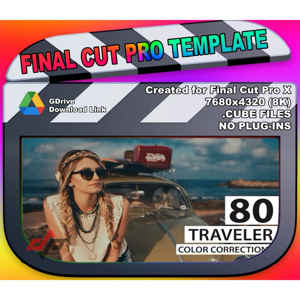 80 Traveler Color Corrections Pack for Final Cut Pro X with CUBE Files ...