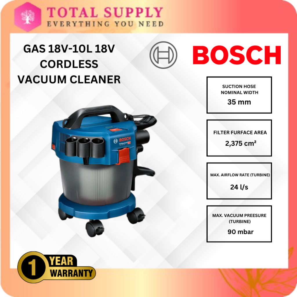 Bosch Professional 18V System aspirateur eau et poussière sans-fil GAS