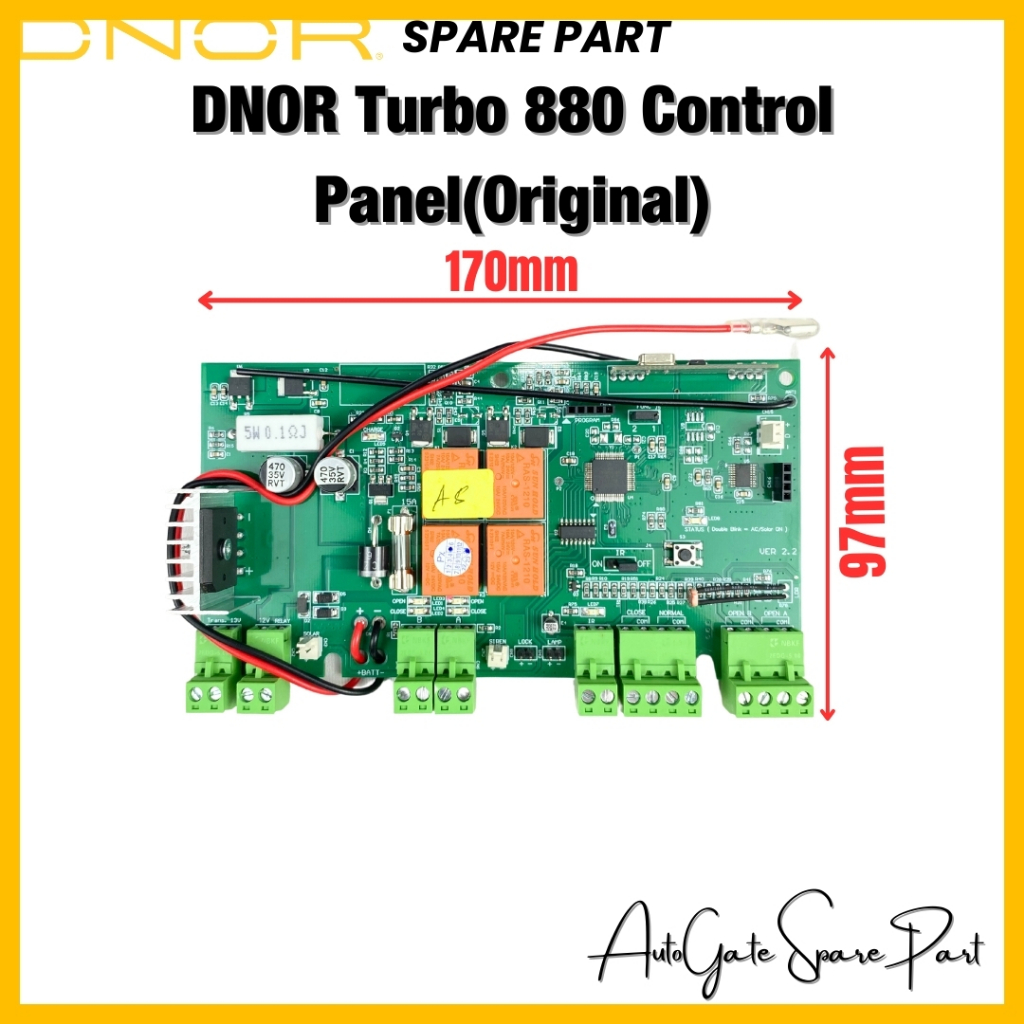 DNOR TURBO 880 CONTROL PANEL FOR DNOR AUTOGATE SYSTEM-ORIGINAL SPARE ...