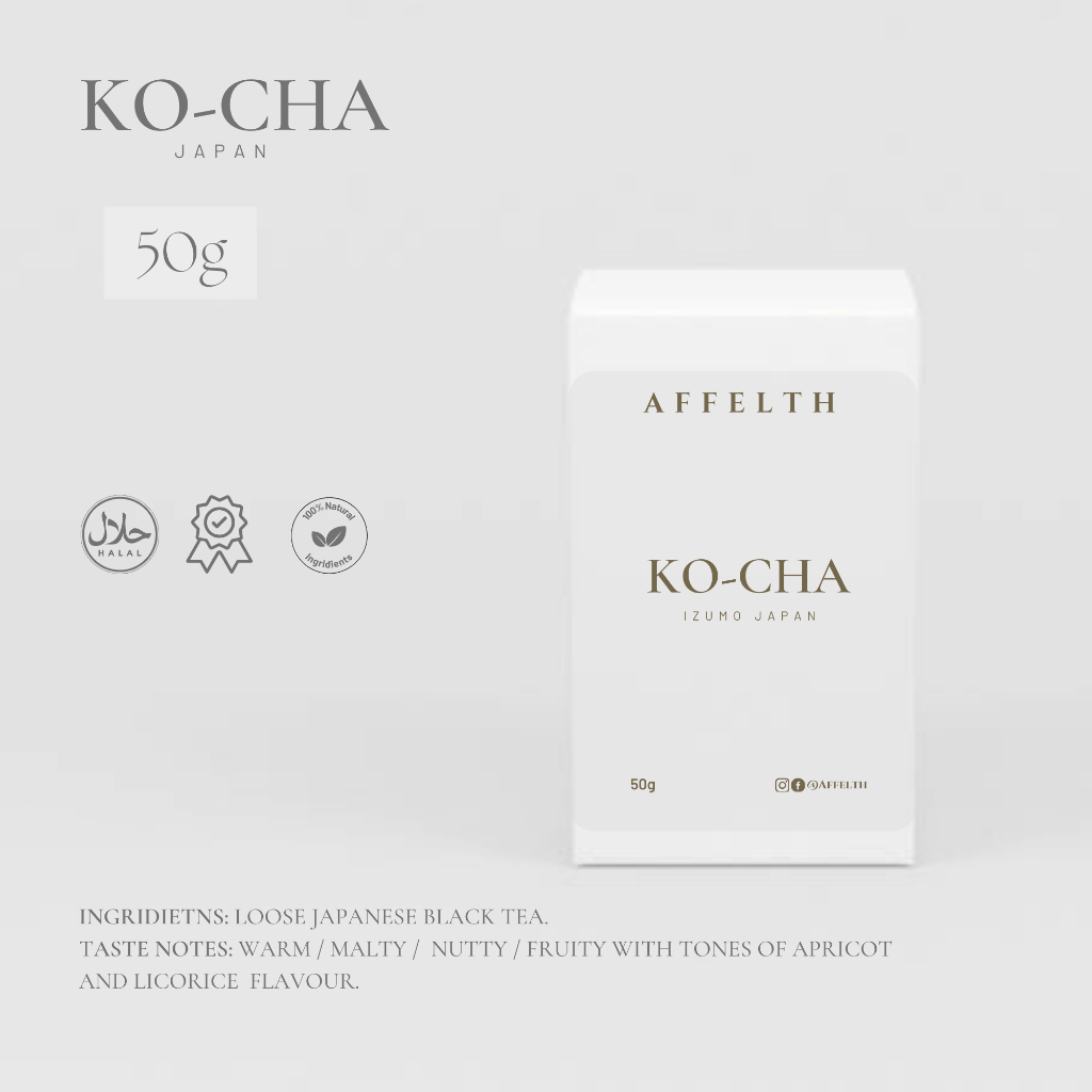 Ko-Cha - Authentic Japanese Black Tea (Loose Tea Leaf) Cultivated in ...