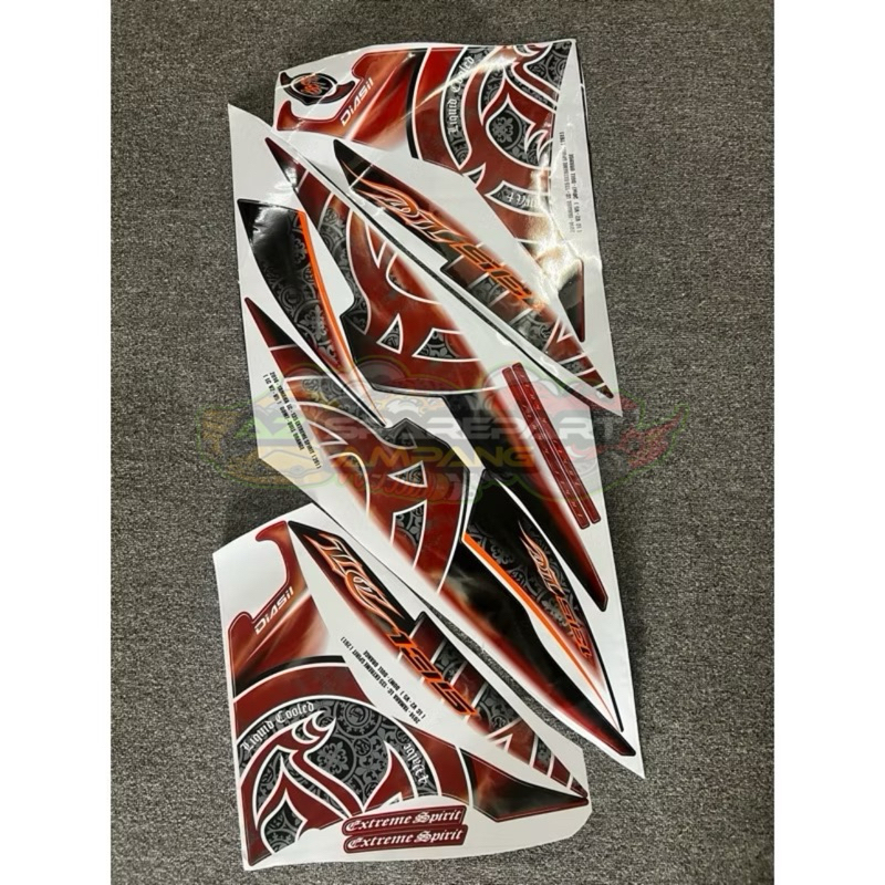 STICKER BATIK ASAMBOY 135 LC V2 v3 | Shopee Malaysia