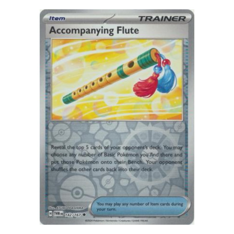pokemon flute card Vintage Uncommon (Japanese) - Poke Flute Base Set Pokemon Card main image 1