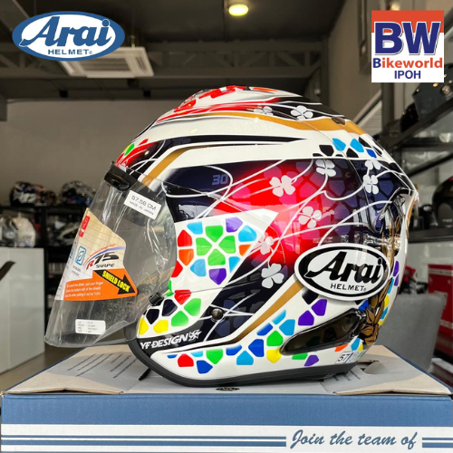 ARAI VZ-RAM NAKAGAMI GP2 ORIGINAL [BikeWorld IPOH] | Shopee