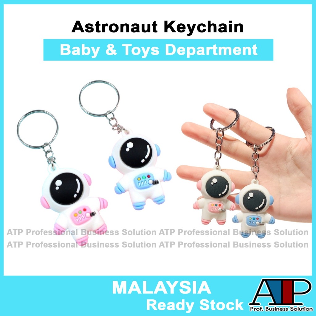 Toy🪅 Cartoon Mini Spaceman Astronaut Keychain Key Ring Cute Creative ...