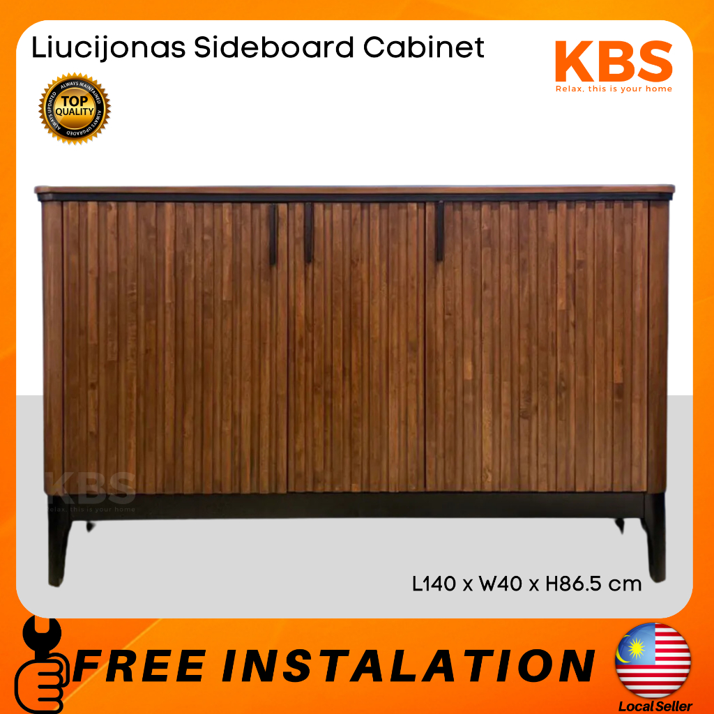 (FREE Installation+Shipping) KBS Liucijonas Sideboard Cabinet / Round ...