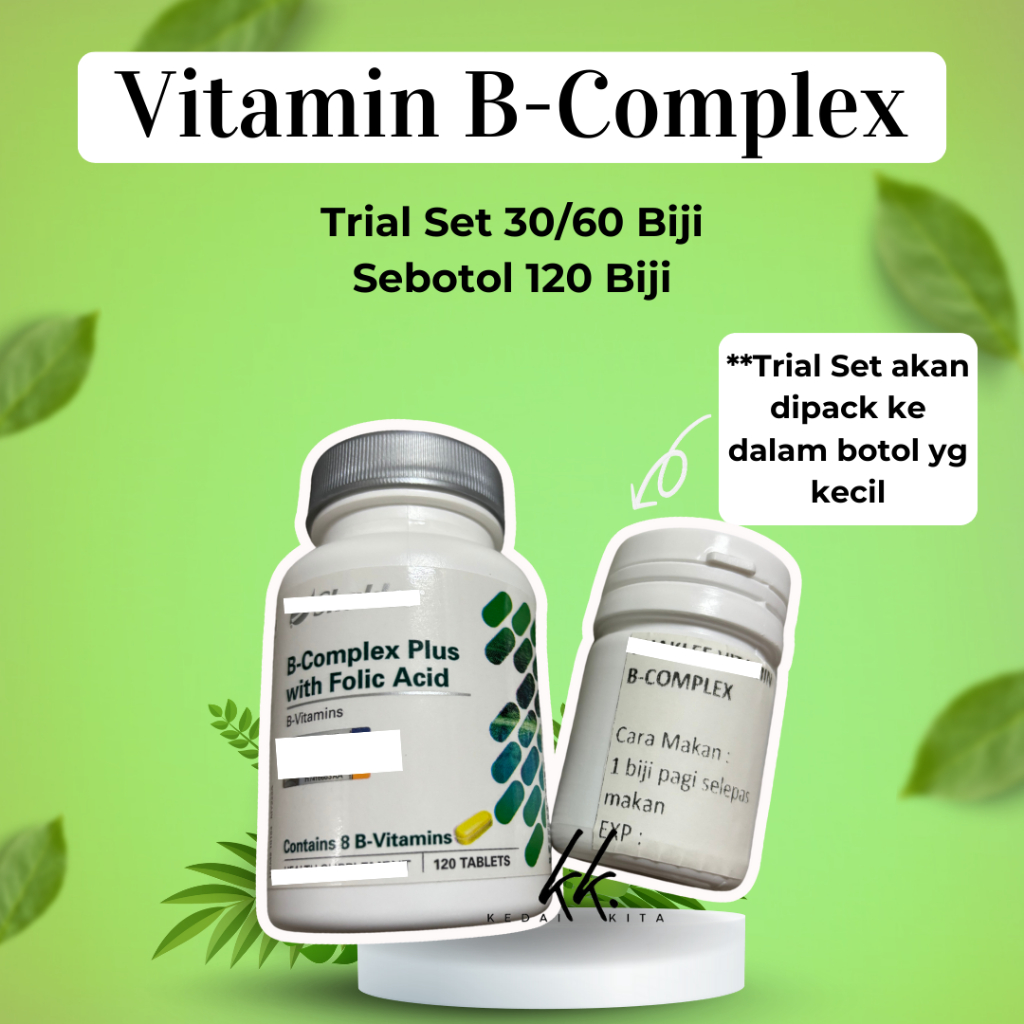 SHAKLEE Vitamin with Folic Acid & 8 BVitamin Trial Set 30/60