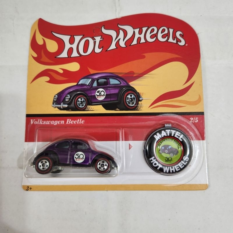 Hot Wheels 50th Anniversary Volkswagen Beetle Shopee Malaysia