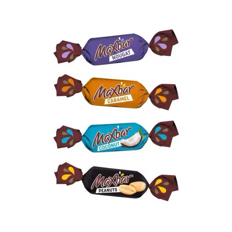 (+430g) MAXBAR COLLECTION Mix Caramel, Nougat, Coconut, Peanut ...