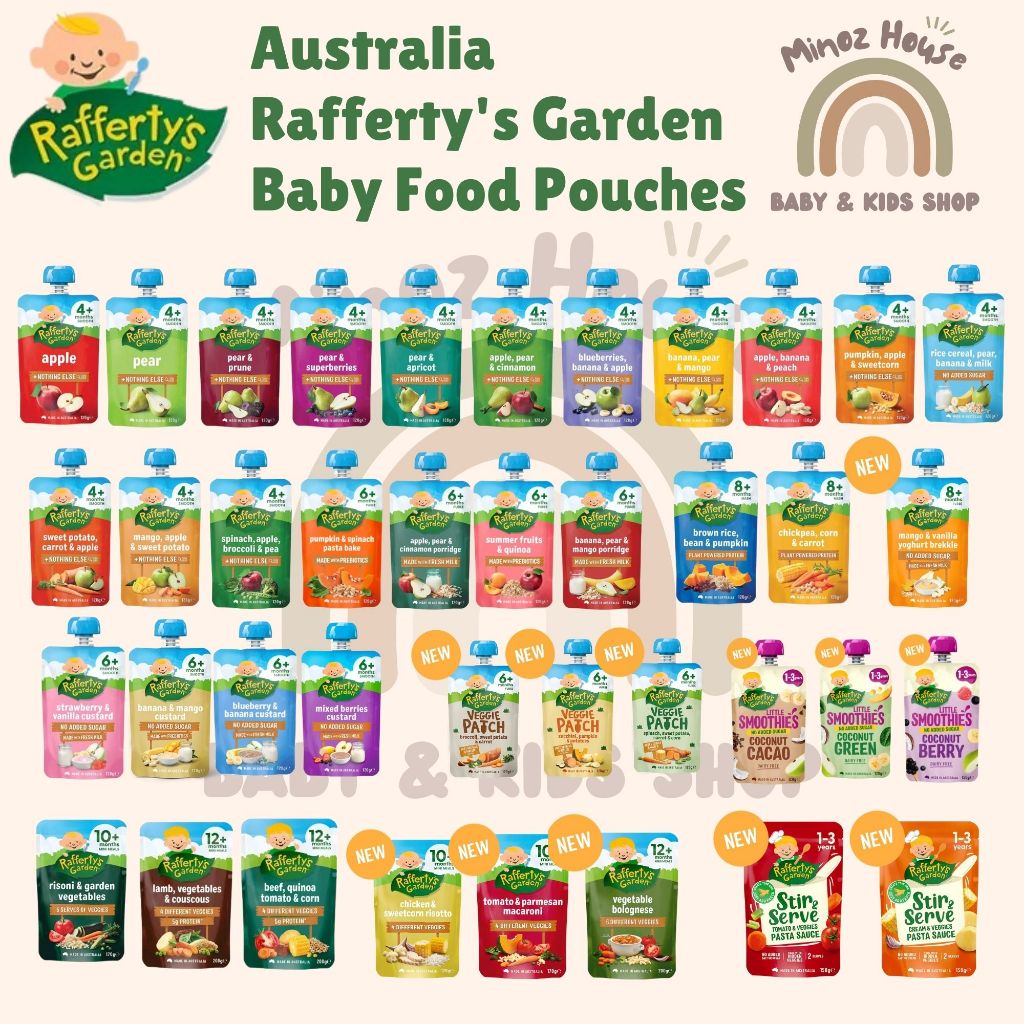 [AUSTRALIA]Rafferty's Garden Healthy Organic Baby Food Puree Smooth ...
