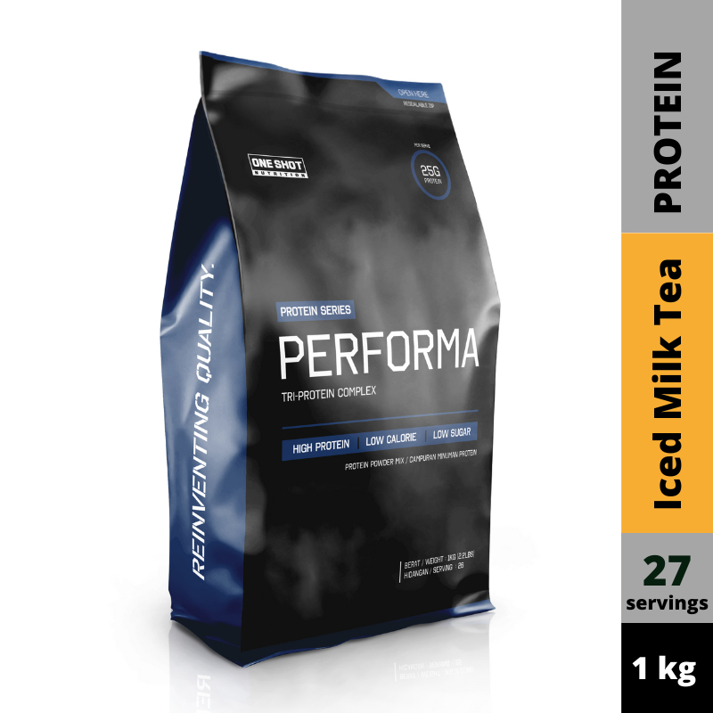 Whey Protein Performa 1kg - One Shot Nutrition PERFORMA Tri-Protein ...
